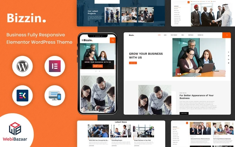 Bizzin – Technology & IT Solution Services WordPress Theme