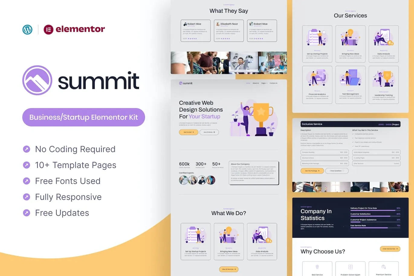 Summit – Business and Startup Template