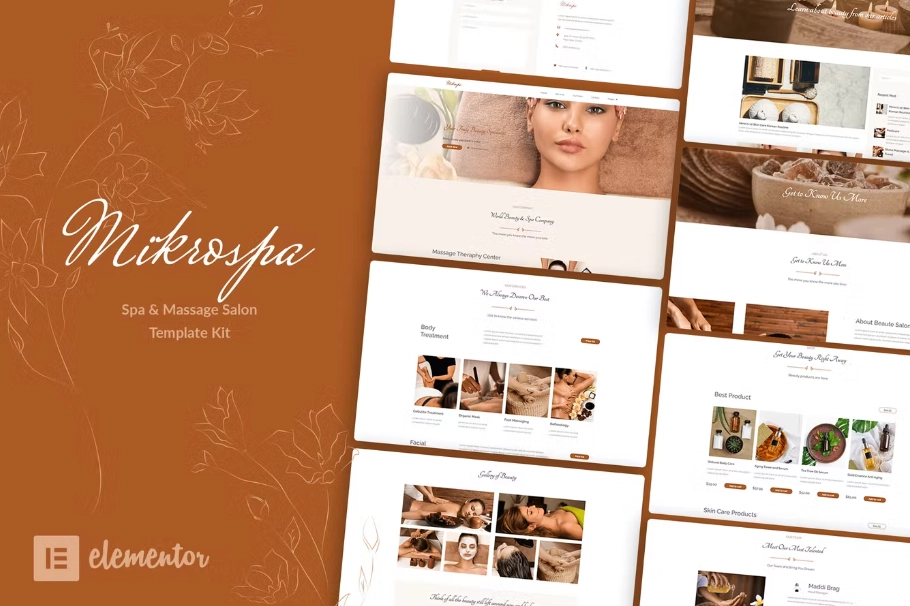 Mikrospa – Spa & Massage Elementor Template