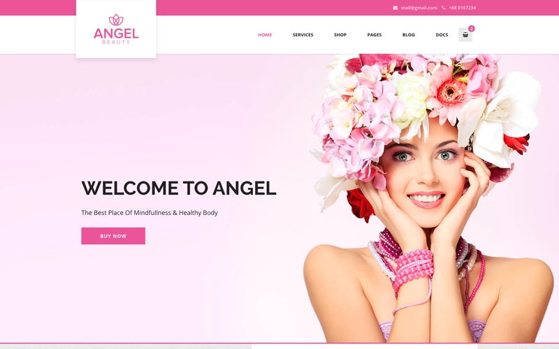 Angel – Beauty Salon Store WooCommerce WordPress Elementor Theme WordPress Theme