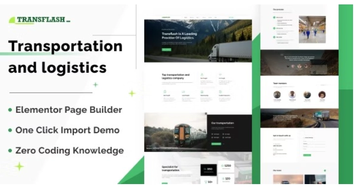 Transflash – Transportation and Logistics WordPress Theme