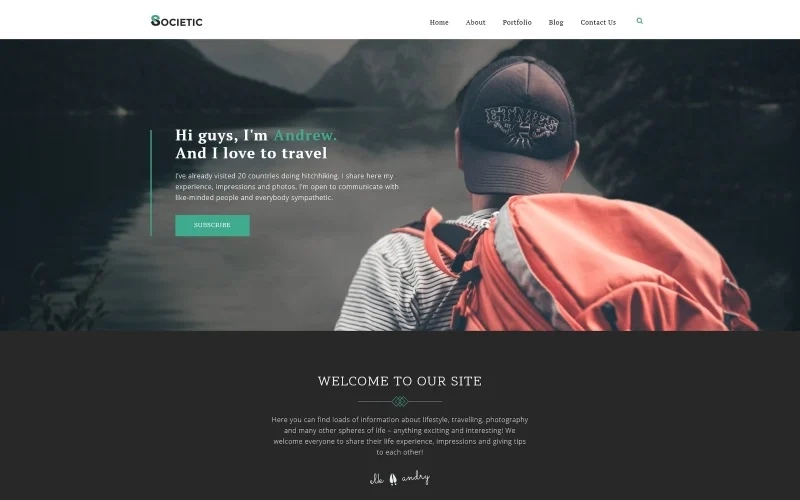 Societic – Lifestyle Blog Multipurpose Modern WordPress Elementor Theme WordPress Theme