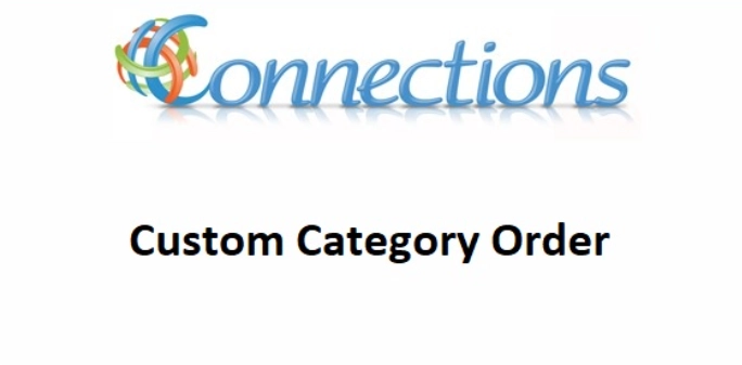 Connections Business Directory Extension - Custom Category Order