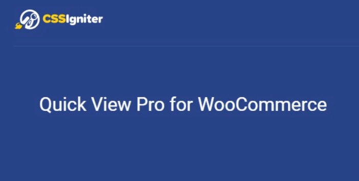 CSSIgniter Quick View Pro for WooCommerce
