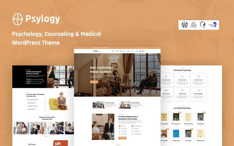 Psylogy – Psychology And Counseling Responsive WordPress Theme
