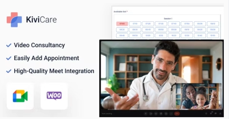 KiviCare - Google Meet Telemed AddOn