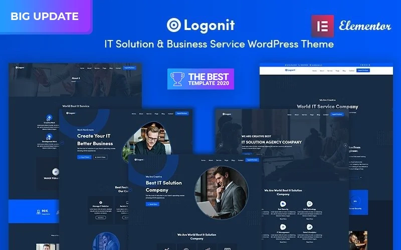 Logonit – IT Solutions and Business Service Responsive WordPress Theme