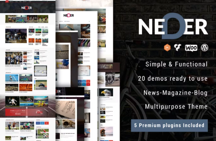 Neder – WordPress News Magazine and Blog Theme