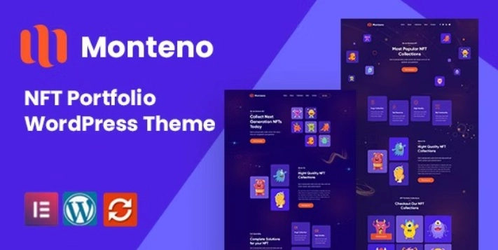 Monteno – NFT Portfolio WordPress Theme