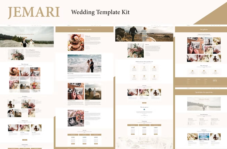 Jemari – Wedding Elementor Template