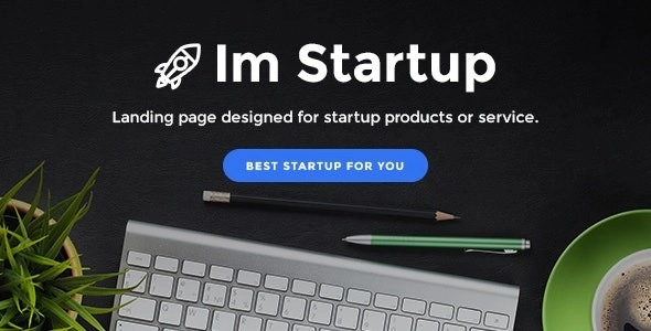ImStartup – Startup Landing Page WordPress Theme