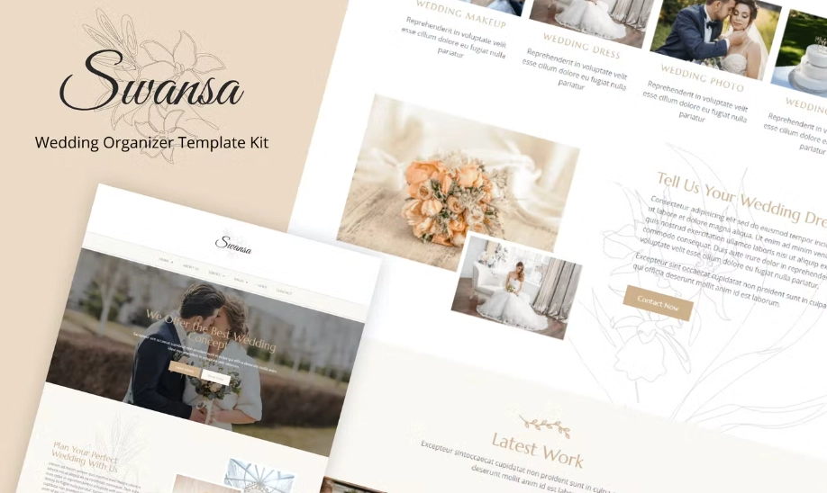Swansa – Wedding Elementor Template