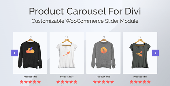 Product Carousel for Divi and WooCommerce