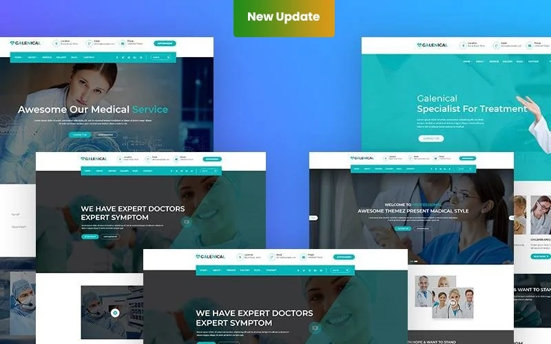 Galenical – Medical & Health Service Responsive WordPress Theme