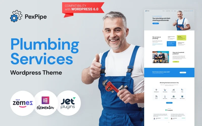 PexPipe – Plumbing Services WordPress Theme
