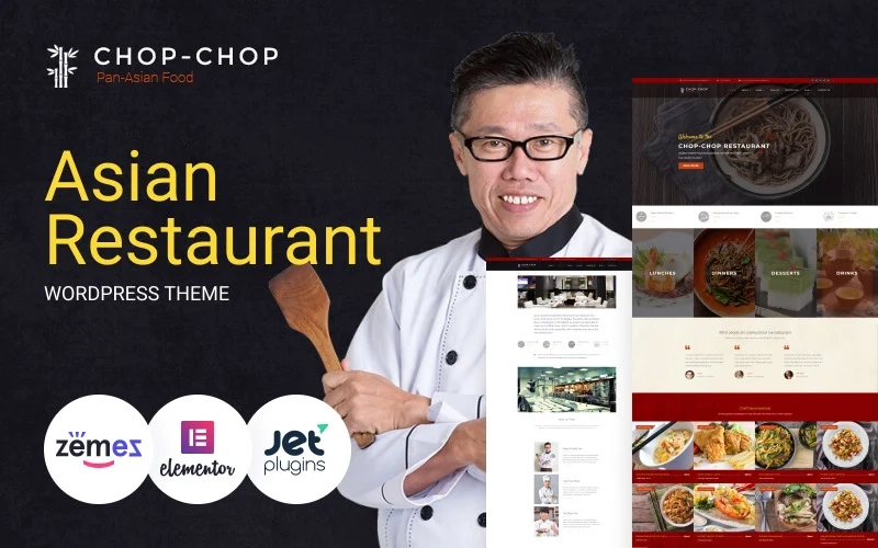 Chop-Chop – Asian Restaurant WordPress Theme