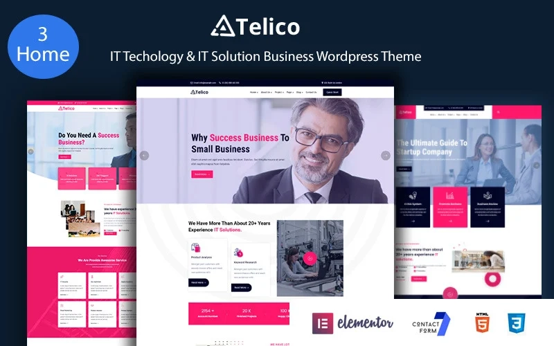 Telico – IT Technology & IT Solutions Business WordPress Theme