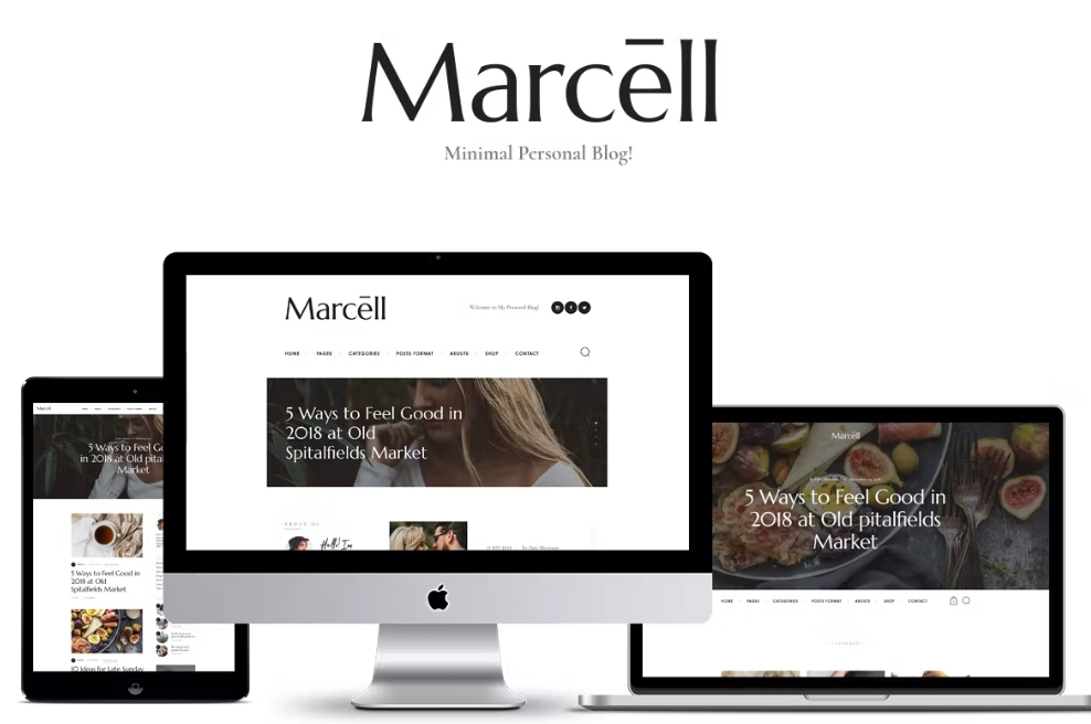 Marcell – Personal Blog & Magazine WordPress Theme