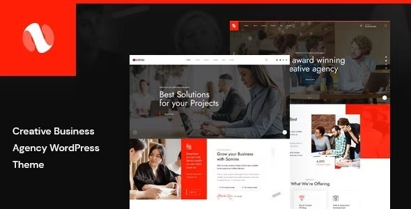 Sominx – Creative Business Agency WordPress Theme