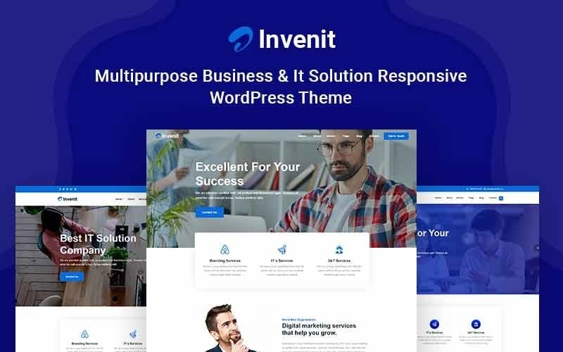Invenit – Multipurpose Business and IT Solution Responsive WordPress Theme
