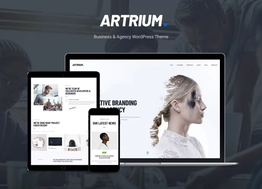 Artrium – Creative Agency & Web Studio WP Theme