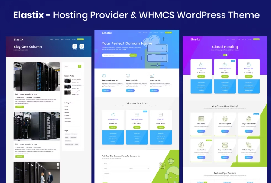 Elastix – Hosting Provider & WHMCS WordPress