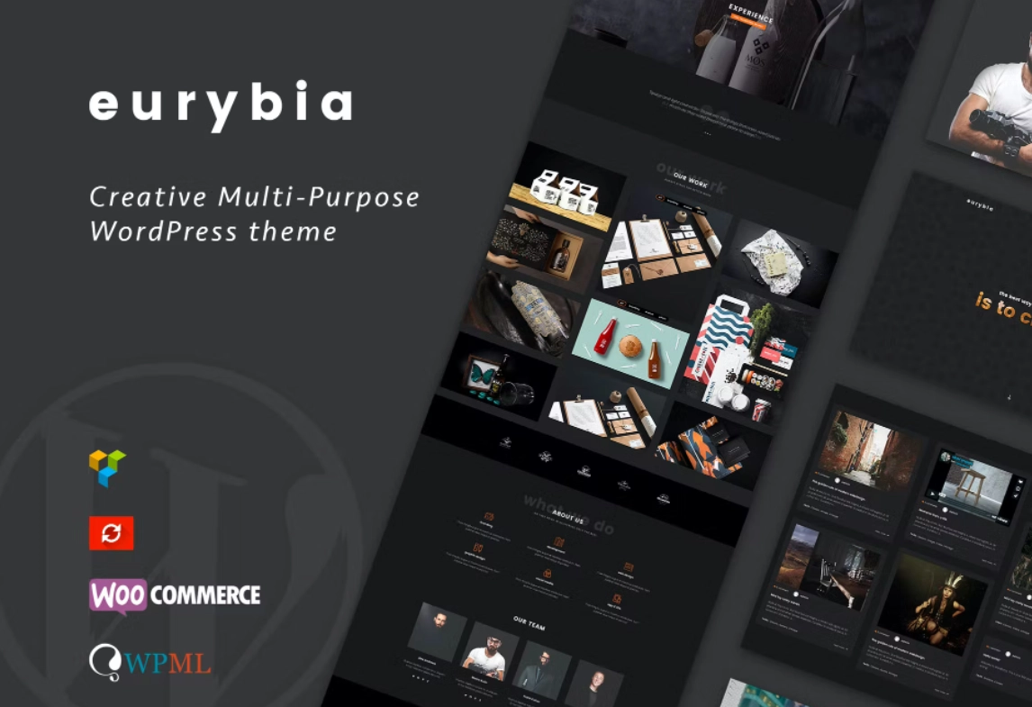 Eurybia – Creative WordPress Portfolio Theme