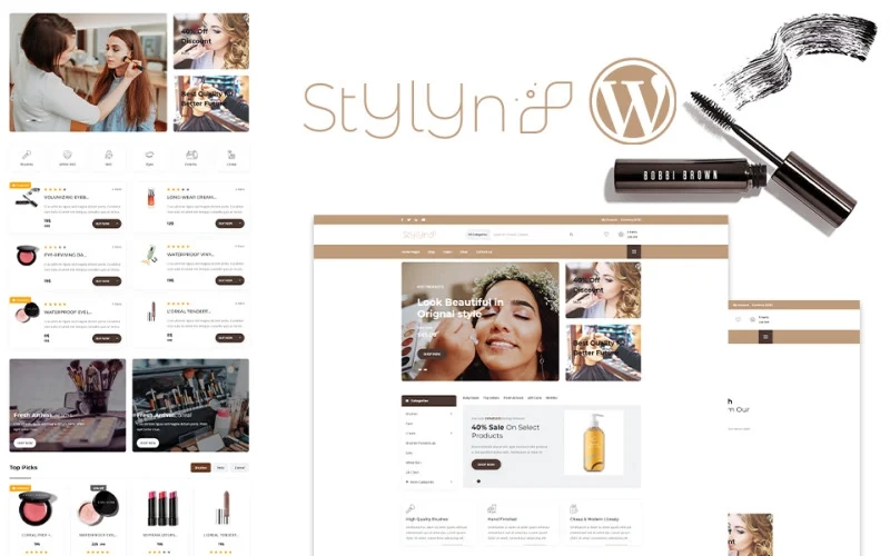 Stylyn – Cosmetic And Beauty Shop WordPress Theme