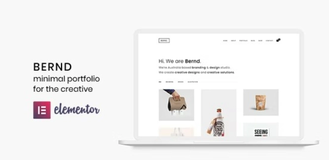 Bernd – Minimal WordPress Portfolio Theme