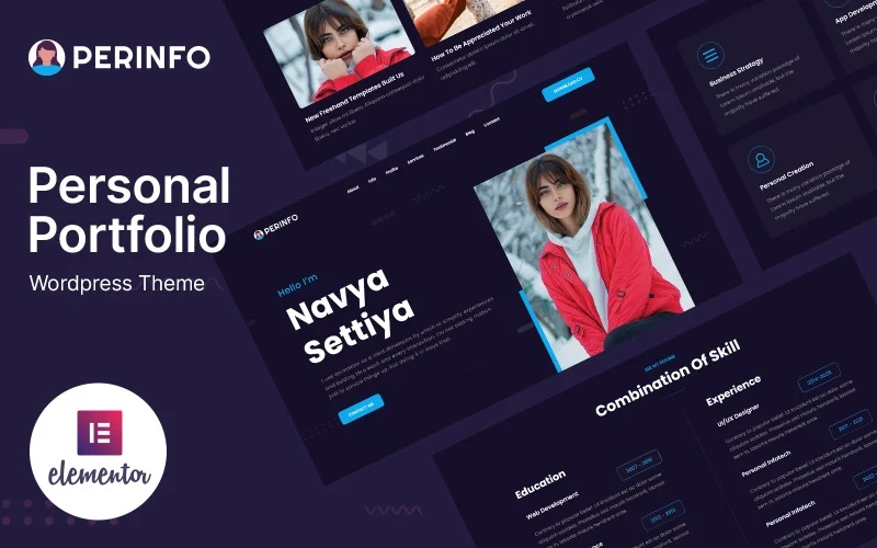 Perinfo – Personal Portfolio WordPress Theme