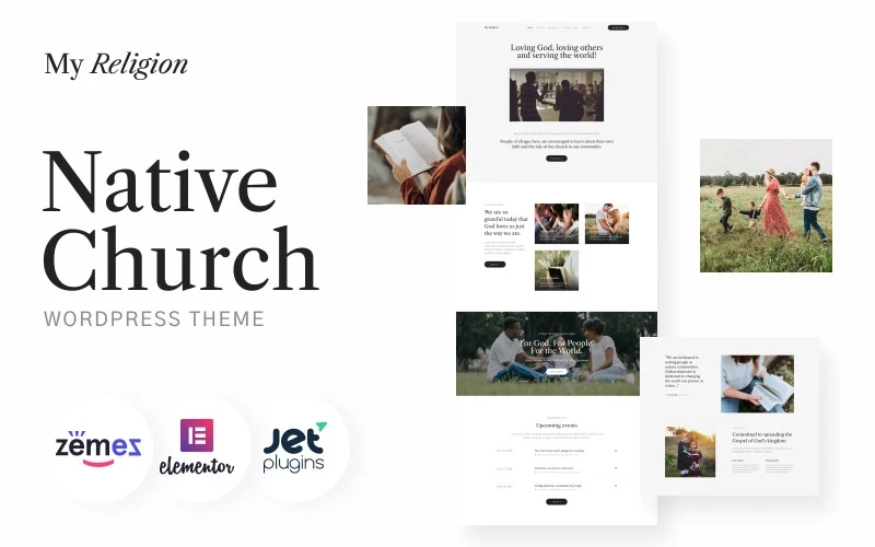 Native Church – My Religion WordPress Theme