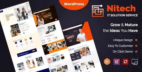 Nitech – Agency & Technology Services WordPress Theme