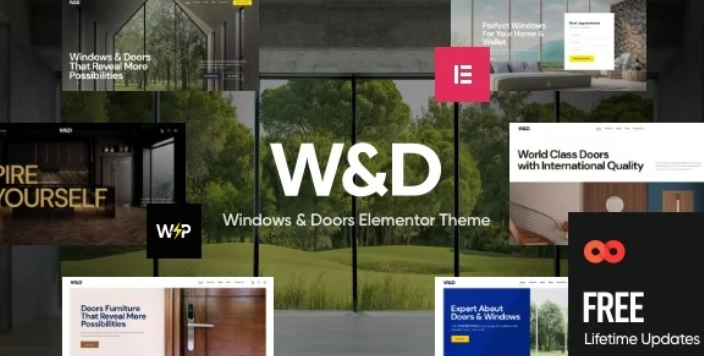 W&D – Windows & Doors Company WordPress Theme