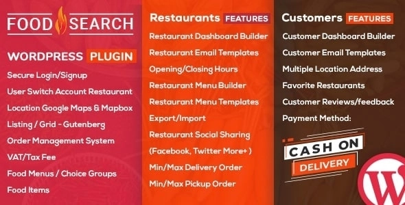 WP FoodSearch