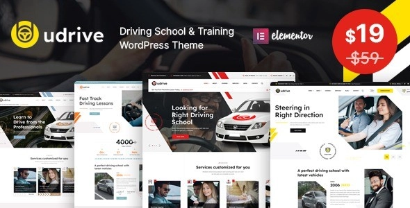Udrive – Driving School WordPress Theme