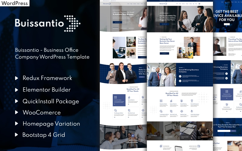 Buissantio – Business & Corporate WordPress Theme