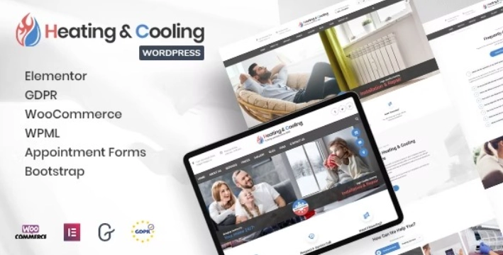 HeaCool – Heating & Air Conditioning WordPress Theme