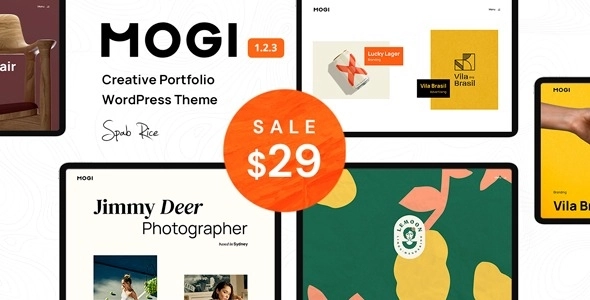 Mogi – A Creative Portfolio / Agency WordPress Theme