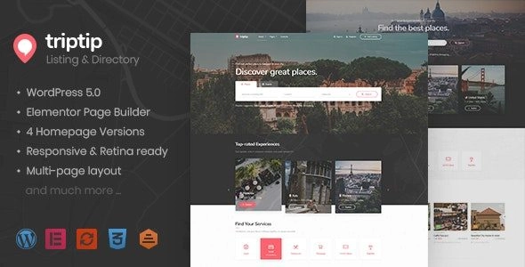 TripTip – Directory & Listing WordPress Theme
