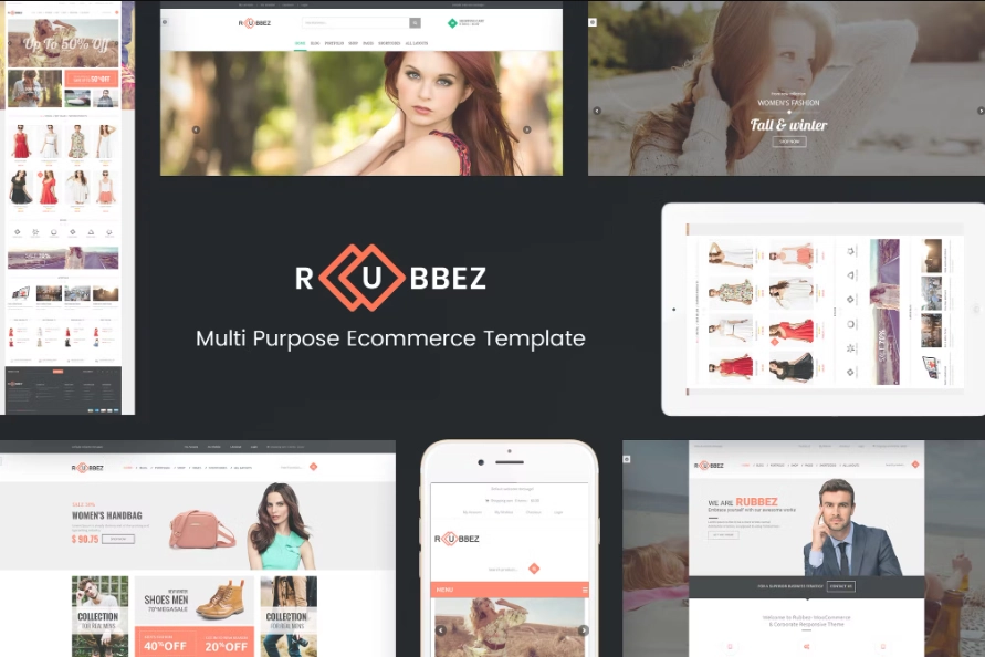 Rubbez- WooCommerce & Corporate WordPress Theme