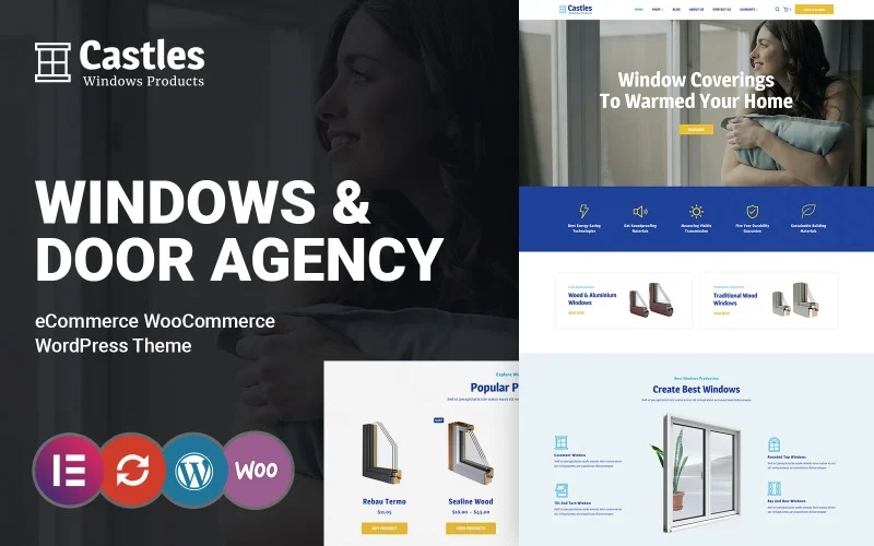 Castles – Windows & Doors Services Store WordPress Theme