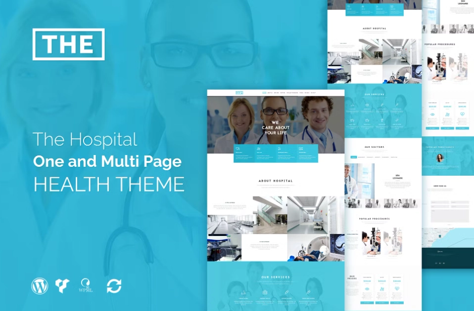 The Hospital – One and Multi Page Health Theme