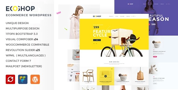 ECOSHOP – Multipurpose eCommerce WordPress Theme