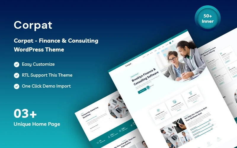 Corpat – Finance & Consulting WordPress Theme
