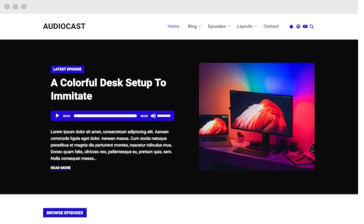 HappyThemes – AudioCast