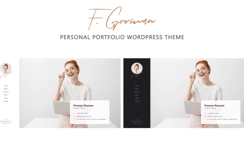 Gorman – Personal Portfolio WordPress Theme