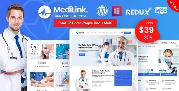 Medilink – Health & Medical WordPress Theme