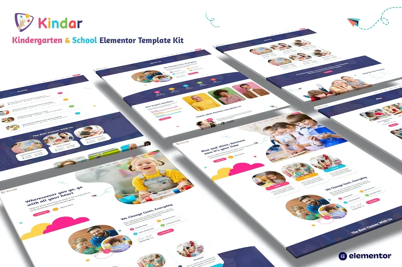 Kindar – Kindergarten & School Elementor Template