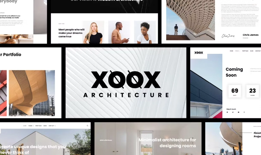 XOOX – Architecture Agency Elementor Template