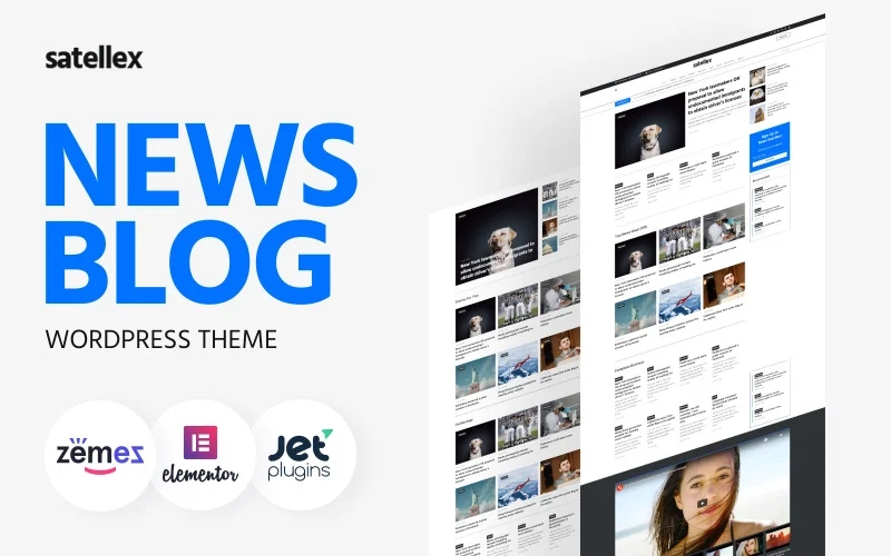 Satellex – News Blog Multipurpose Classic WordPress Theme